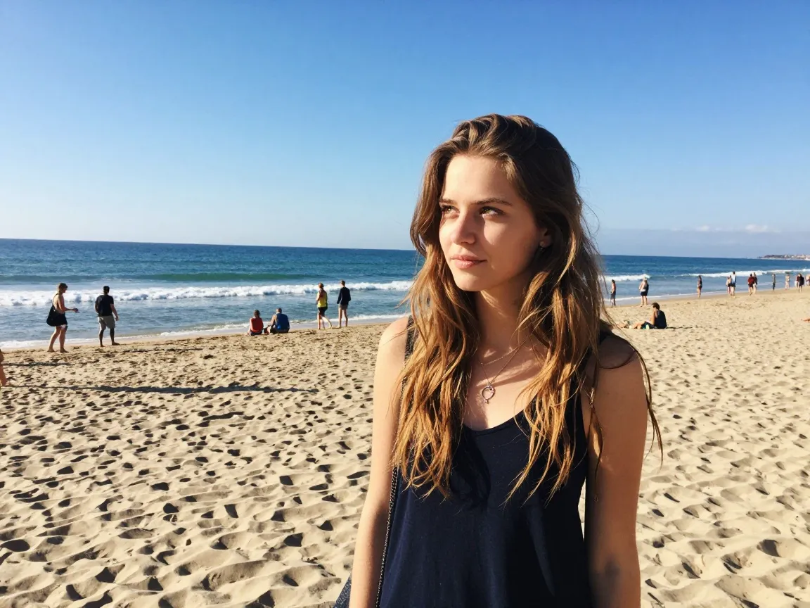 Photo de couple avec des passants en arrière-plan