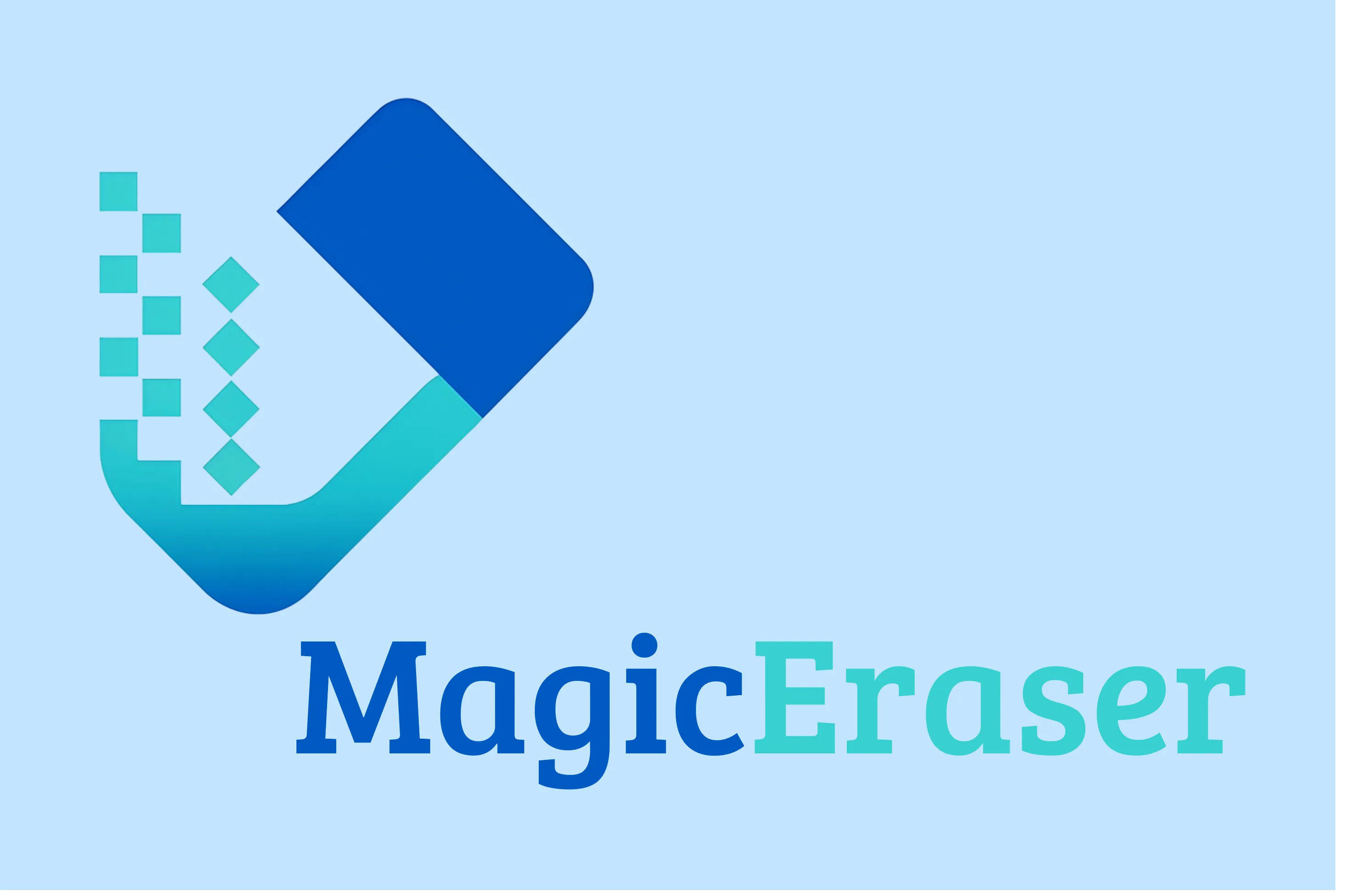 Company logo with white background before removal