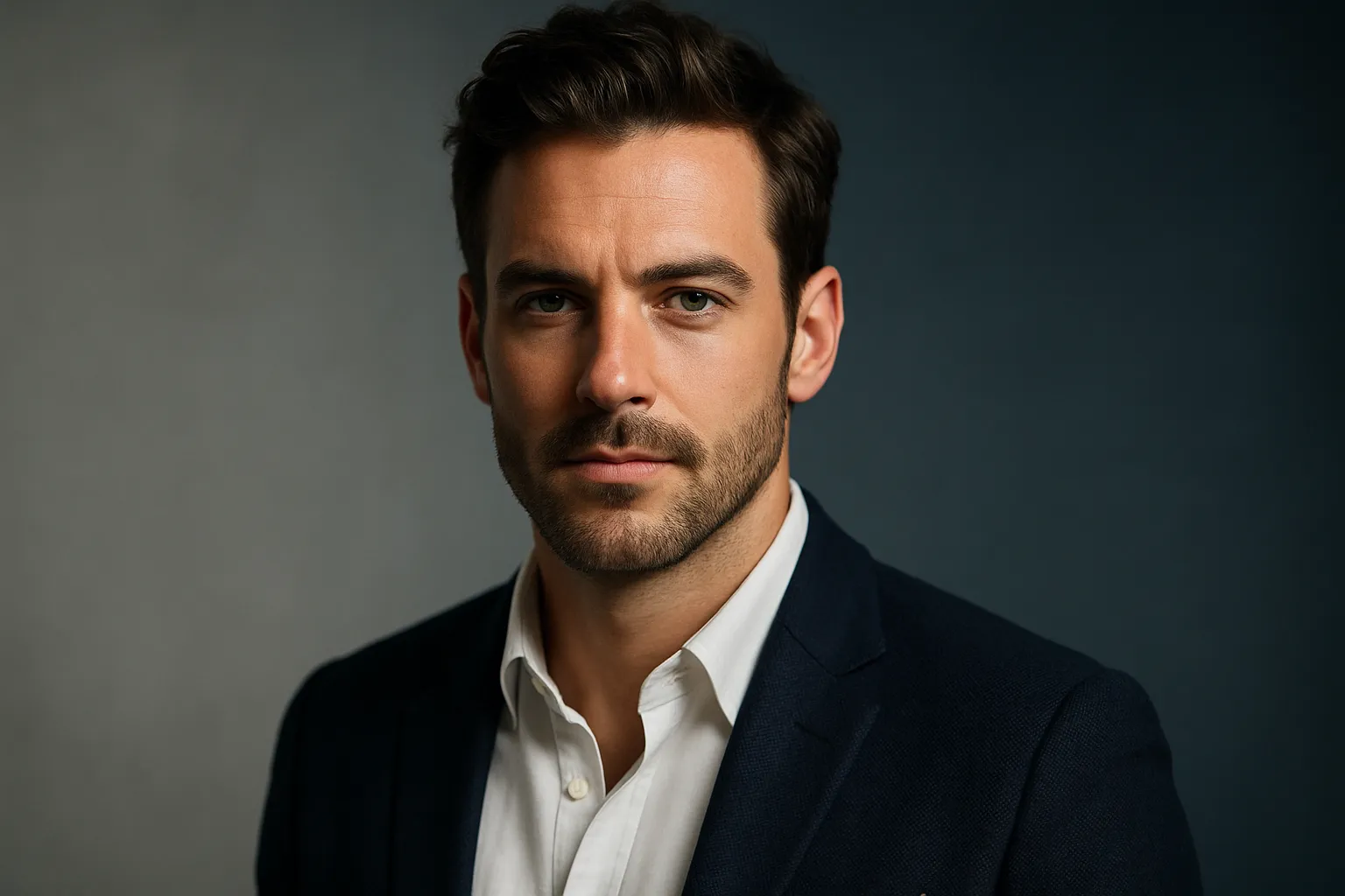 Portrait before using background eraser with busy outdoor background